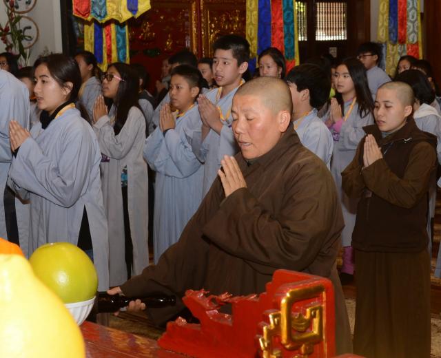 Hoa Kỳ: Khóa tu thiếu nhi mùa đông năm 2017 tại chùa Đức Viên - San Jose - ngày 29/12