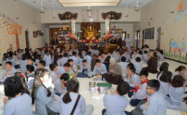 Hoa Kỳ: Khóa tu thiếu nhi mùa đông năm 2017 tại chùa Đức Viên - San Jose - ngày 29/12