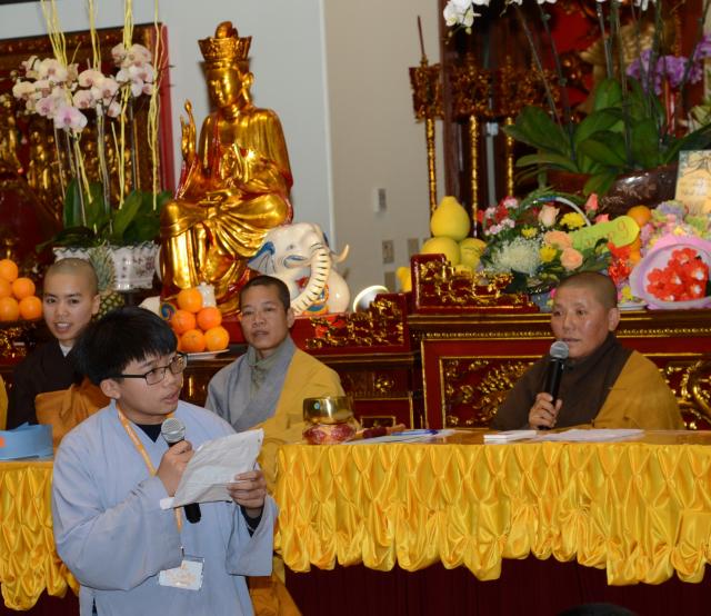 Chùa Đức Viên  San Jose ( Hoa Kỳ ) Tổ Chức Lễ Bế Mạc Khoá Tu Thiếu Nhi Mùa Đông Năm 2017