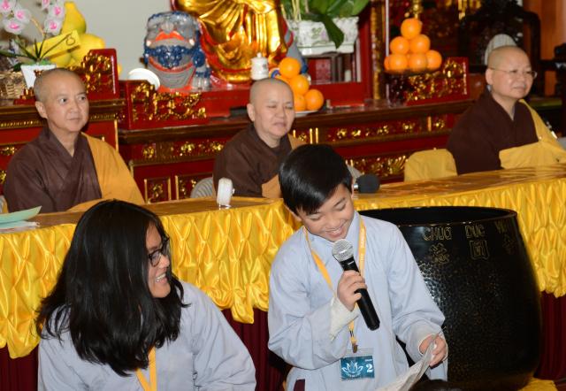 Chùa Đức Viên  San Jose ( Hoa Kỳ ) Tổ Chức Lễ Bế Mạc Khoá Tu Thiếu Nhi Mùa Đông Năm 2017