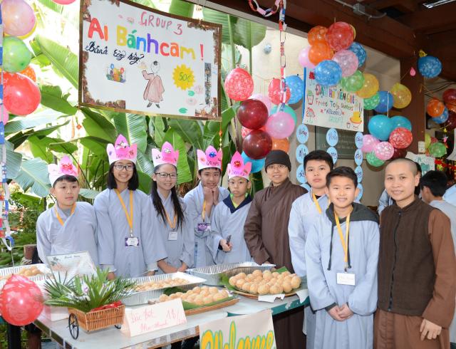 Chùa Đức Viên  San Jose ( Hoa Kỳ ) Tổ Chức Lễ Bế Mạc Khoá Tu Thiếu Nhi Mùa Đông Năm 2017