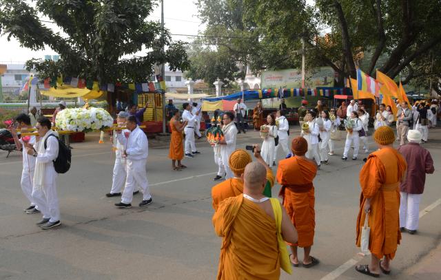 Trang Nghiêm Khai Mạc Đại Lễ Trùng Tụng Tam Tạng Thánh Điển Pali Tại Bồ Đề Đạo Tràng ( Ấn Độ ) Lần Thứ 13 năm 2017
