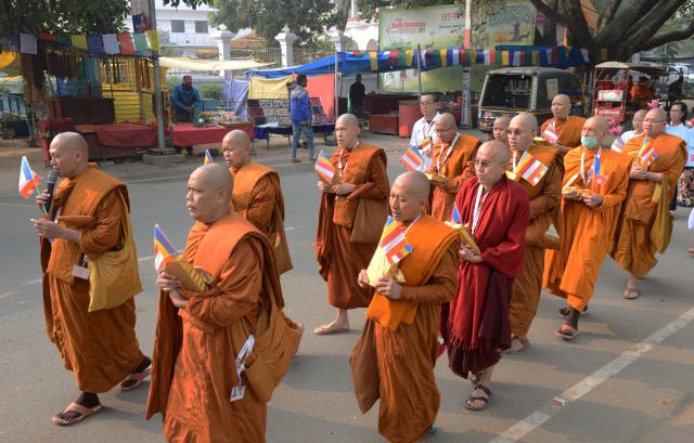Trang Nghiêm Khai Mạc Đại Lễ Trùng Tụng Tam Tạng Thánh Điển Pali Tại Bồ Đề Đạo Tràng ( Ấn Độ ) Lần Thứ 13 năm 2017