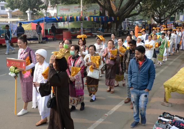 Trang Nghiêm Khai Mạc Đại Lễ Trùng Tụng Tam Tạng Thánh Điển Pali Tại Bồ Đề Đạo Tràng ( Ấn Độ ) Lần Thứ 13 năm 2017