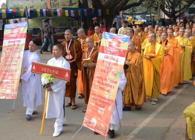 Trang Nghiêm Khai Mạc Đại Lễ Trùng Tụng Tam Tạng Thánh Điển Pali Tại Bồ Đề Đạo Tràng ( Ấn Độ ) Lần Thứ 13 năm 2017