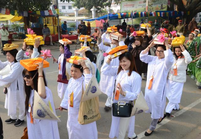 Trang Nghiêm Khai Mạc Đại Lễ Trùng Tụng Tam Tạng Thánh Điển Pali Tại Bồ Đề Đạo Tràng ( Ấn Độ ) Lần Thứ 13 năm 2017