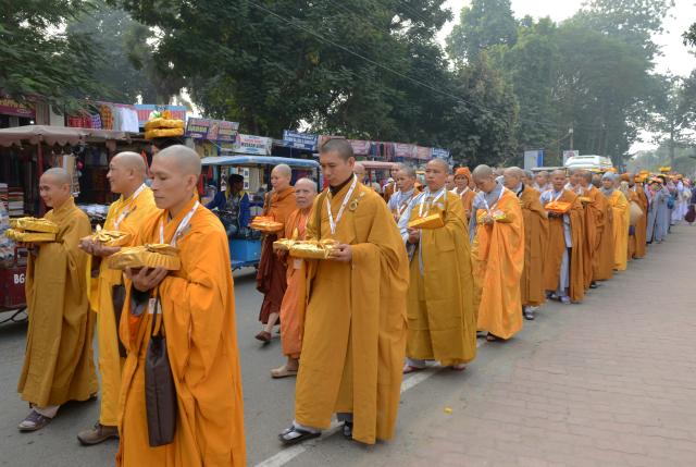 Trang Nghiêm Khai Mạc Đại Lễ Trùng Tụng Tam Tạng Thánh Điển Pali Tại Bồ Đề Đạo Tràng ( Ấn Độ ) Lần Thứ 13 năm 2017