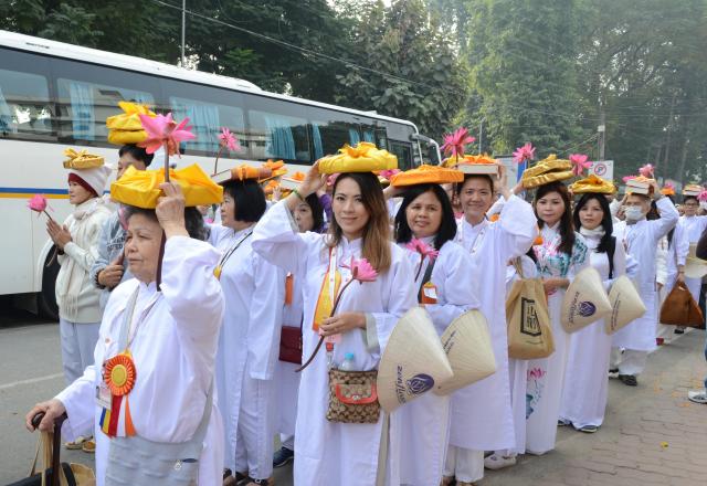 Trang Nghiêm Khai Mạc Đại Lễ Trùng Tụng Tam Tạng Thánh Điển Pali Tại Bồ Đề Đạo Tràng ( Ấn Độ ) Lần Thứ 13 năm 2017