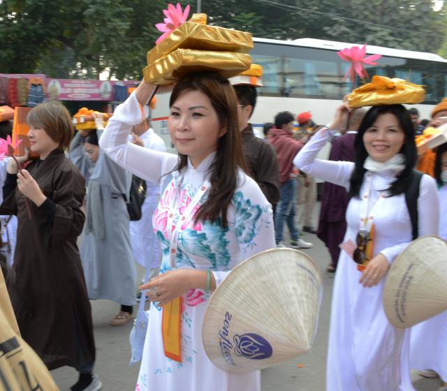 Trang Nghiêm Khai Mạc Đại Lễ Trùng Tụng Tam Tạng Thánh Điển Pali Tại Bồ Đề Đạo Tràng ( Ấn Độ ) Lần Thứ 13 năm 2017