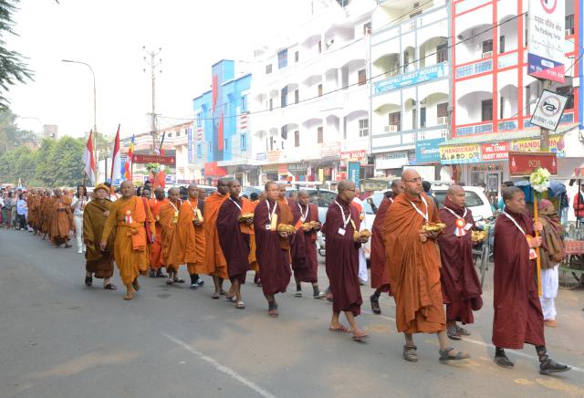 Trang Nghiêm Khai Mạc Đại Lễ Trùng Tụng Tam Tạng Thánh Điển Pali Tại Bồ Đề Đạo Tràng ( Ấn Độ ) Lần Thứ 13 năm 2017