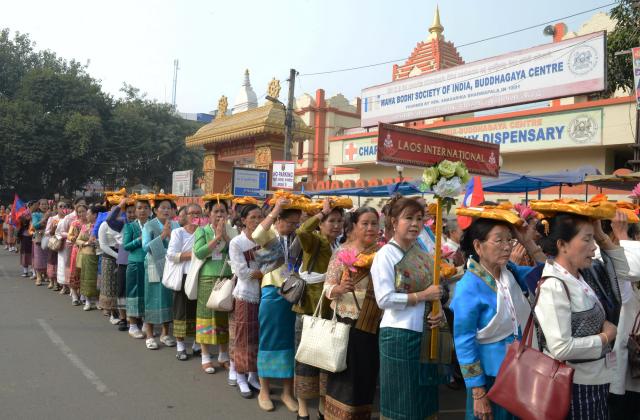 Trang Nghiêm Khai Mạc Đại Lễ Trùng Tụng Tam Tạng Thánh Điển Pali Tại Bồ Đề Đạo Tràng ( Ấn Độ ) Lần Thứ 13 năm 2017