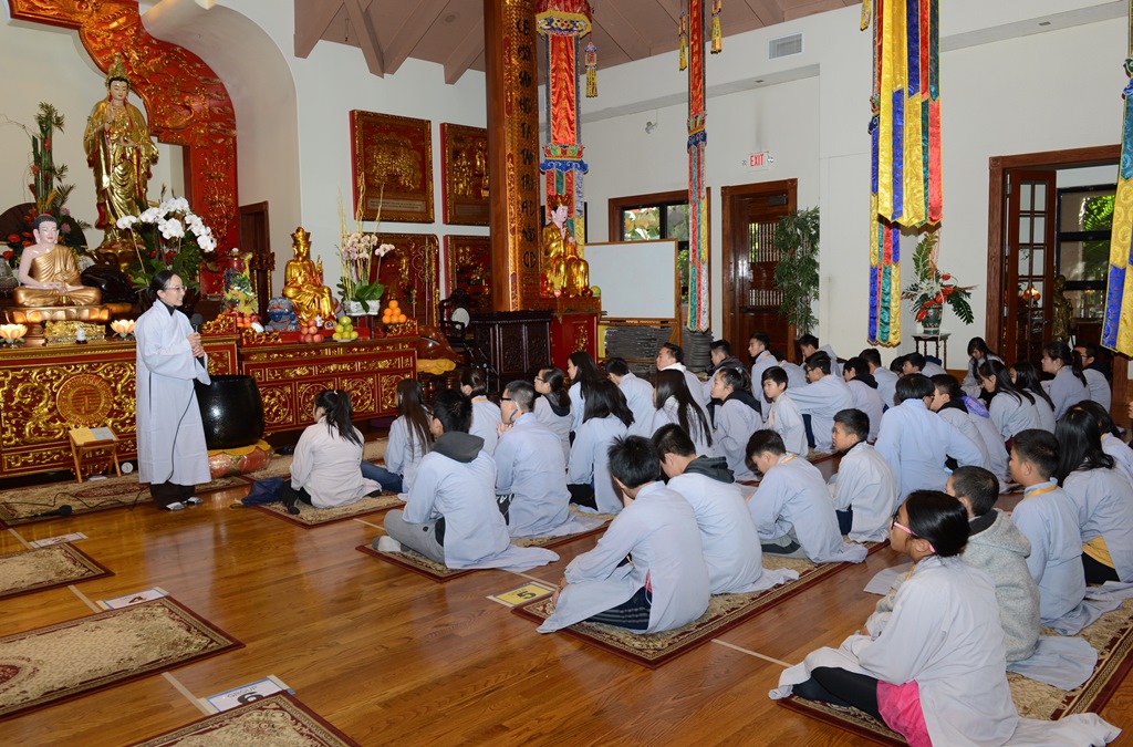 Chùa Đức Viên, San Jose (Hoa Kỳ)  Tổ Chức Khóa Tu Thiếu Nhi Mùa Đông 2017