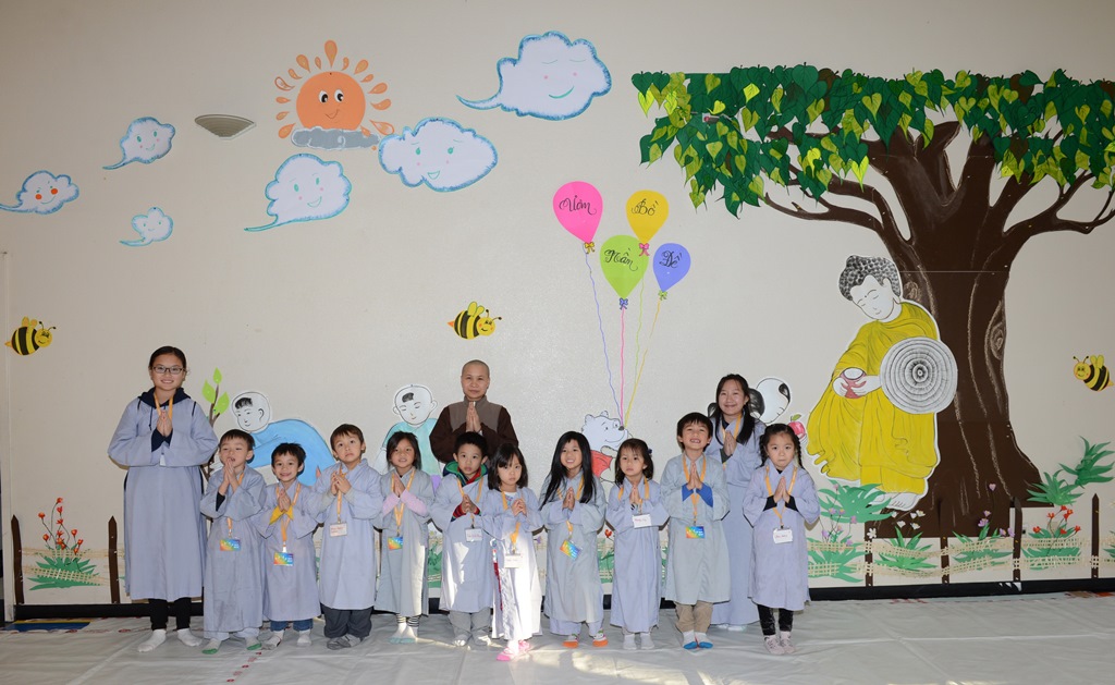 Chùa Đức Viên, San Jose (Hoa Kỳ)  Tổ Chức Khóa Tu Thiếu Nhi Mùa Đông 2017