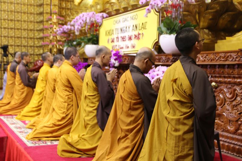 Chùa Giác Ngộ: Khóa tu ngày an lạc thứ 29