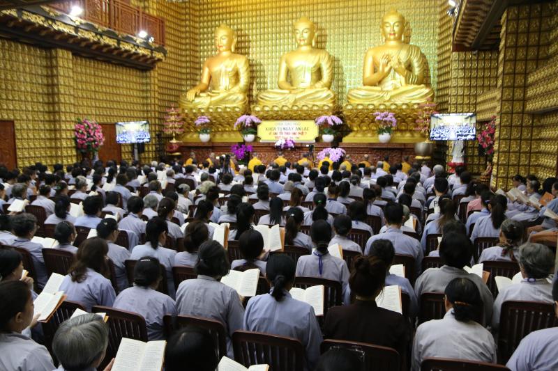 Chùa Giác Ngộ: Khóa tu ngày an lạc thứ 29