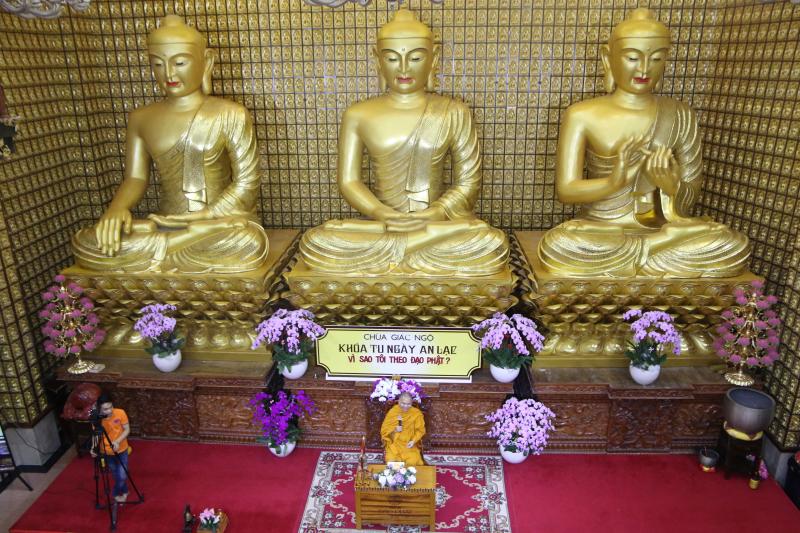 Chùa Giác Ngộ: Khóa tu ngày an lạc thứ 29