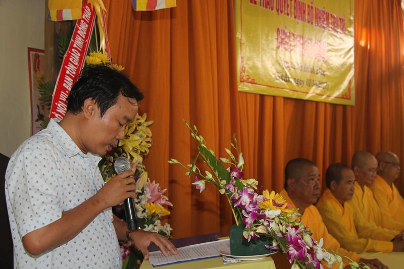 PG Đồng Tháp: Bổ nhiệm trụ trì chùa Trang Nghiêm (TP. Cao Lãnh)