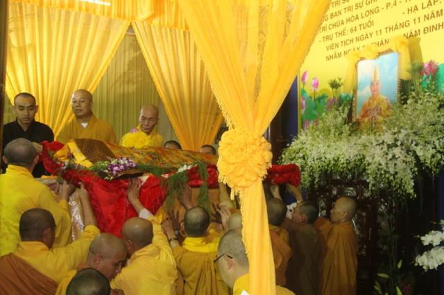 Đồng Tháp: Lễ nhập kim quan cố Hòa thượng Thích Chơn Thành