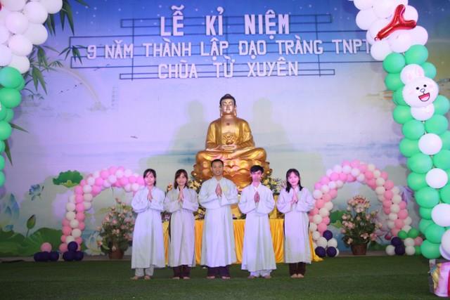 Thái Bình: Đạo tràng Thanh niên Phật tử chùa Từ Xuyên kỷ niệm 9 năm thành lập