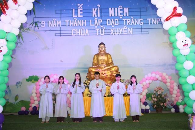 Thái Bình: Đạo tràng Thanh niên Phật tử chùa Từ Xuyên kỷ niệm 9 năm thành lập