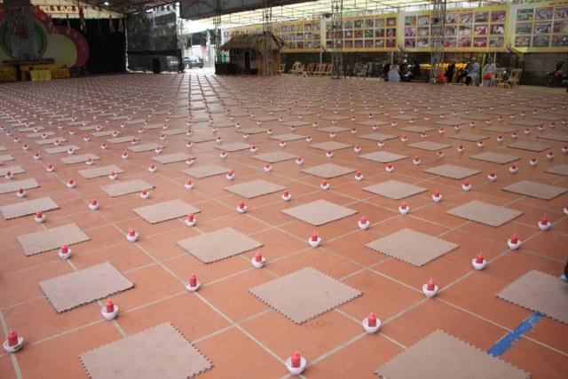 Thái Bình: Đêm hoa đăng vía Phật Di Đà tại chùa Từ Xuyên