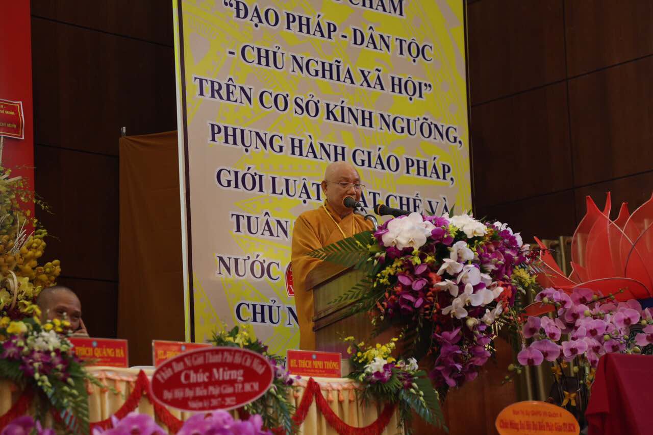 TP. HCM. Trọng thể tổ chức Đại hội Đại biểu PG TP. HCM lần IX