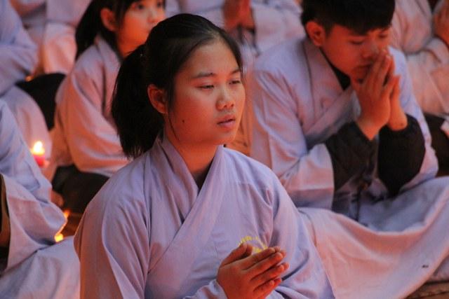 Thái Bình: Đêm hoa đăng vía Phật Di Đà tại chùa Từ Xuyên