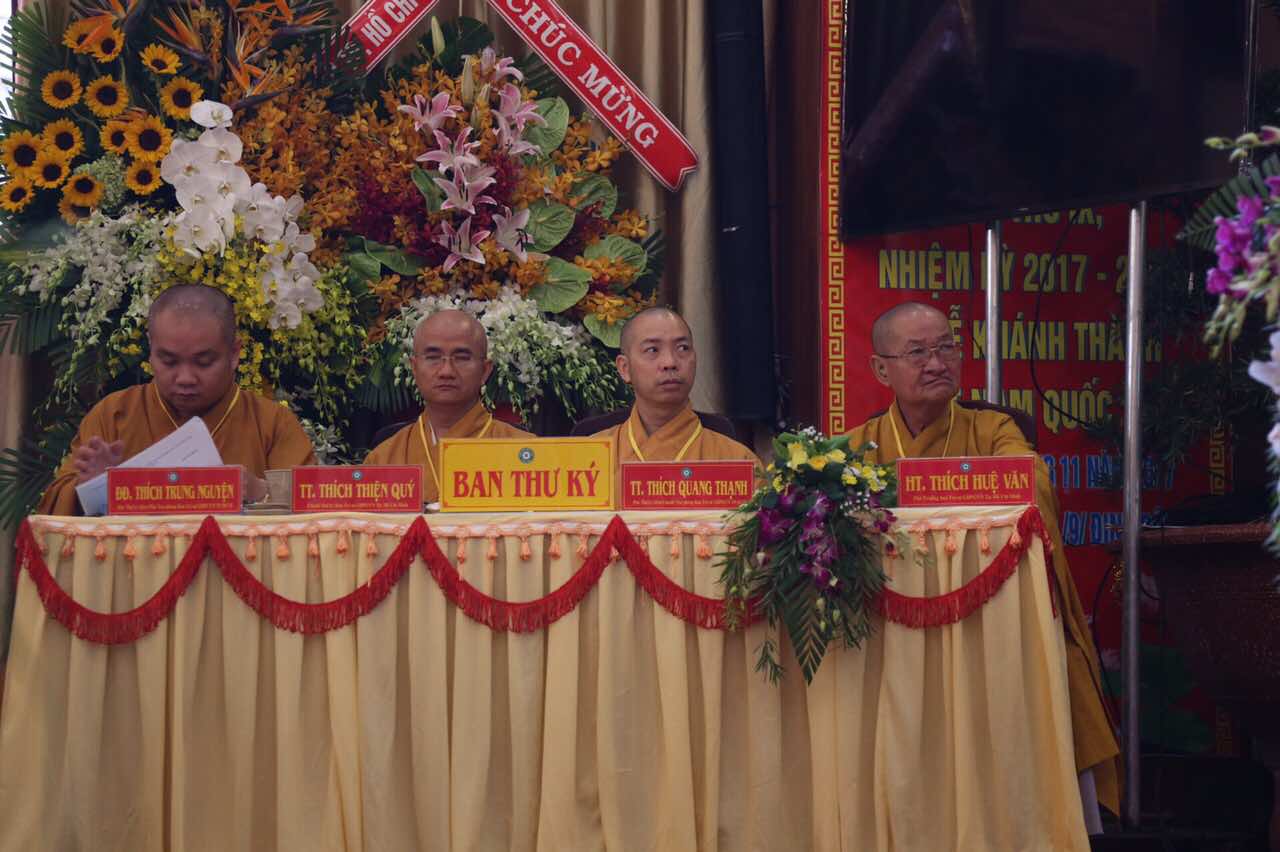 TP. HCM. Trọng thể tổ chức Đại hội Đại biểu PG TP. HCM lần IX