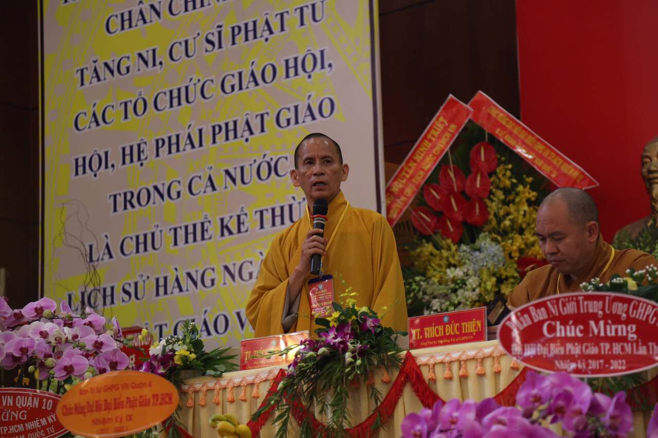 TP. HCM. Trọng thể tổ chức Đại hội Đại biểu PG TP. HCM lần IX