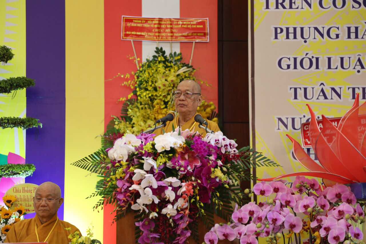 TP. HCM. Trọng thể tổ chức Đại hội Đại biểu PG TP. HCM lần IX