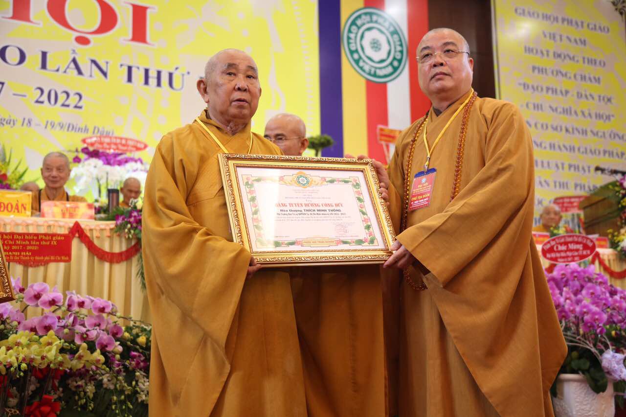 TP. HCM. Trọng thể tổ chức Đại hội Đại biểu PG TP. HCM lần IX