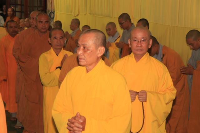 Đồng Tháp: Lễ nhập kim quan cố Hòa thượng Thích Chơn Thành