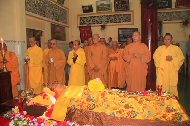 Đồng Tháp: Lễ nhập kim quan cố Hòa thượng Thích Chơn Thành