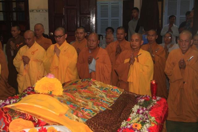 Đồng Tháp: Lễ nhập kim quan cố Hòa thượng Thích Chơn Thành