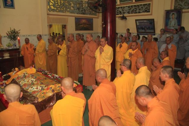 Đồng Tháp: Lễ nhập kim quan cố Hòa thượng Thích Chơn Thành