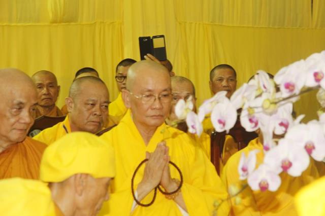 Đồng Tháp: Lễ cung tống kim quan HT. Thích Chơn Thành nhập bảo tháp
