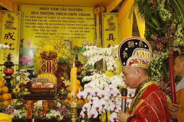 Đồng Tháp: Lễ cung tống kim quan HT. Thích Chơn Thành nhập bảo tháp