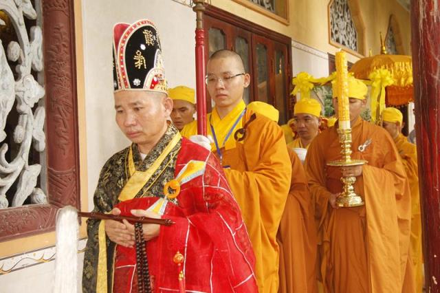 Đồng Tháp: Lễ cung tống kim quan HT. Thích Chơn Thành nhập bảo tháp