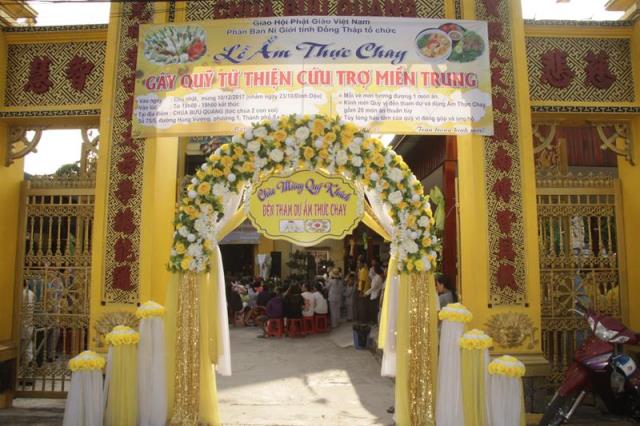 TP. Sa Đéc: Buffet Chay Gây Quỹ Từ Thiện Cứu Trợ Miền Trung