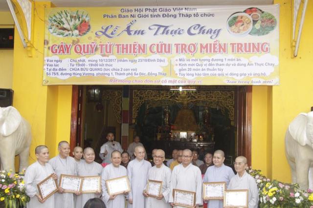 TP. Sa Đéc: Buffet Chay Gây Quỹ Từ Thiện Cứu Trợ Miền Trung