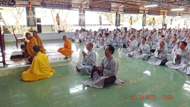 Khóa tu “Một ngày an lạc” lần thứ 10 tại chùa Linh Sơn Pháp Ấn