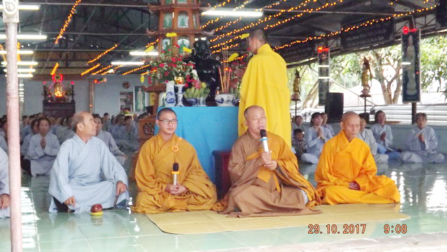 Khóa tu “Một ngày an lạc” lần thứ 10 tại chùa Linh Sơn Pháp Ấn