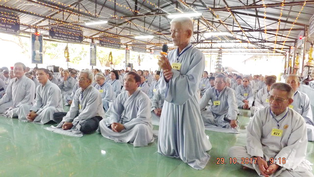 Khóa tu “Một ngày an lạc” lần thứ 10 tại chùa Linh Sơn Pháp Ấn