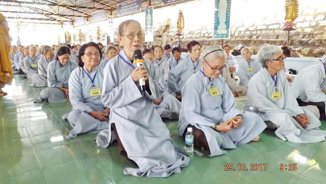 Khóa tu “Một ngày an lạc” lần thứ 10 tại chùa Linh Sơn Pháp Ấn