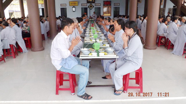 Khóa tu “Một ngày an lạc” lần thứ 10 tại chùa Linh Sơn Pháp Ấn