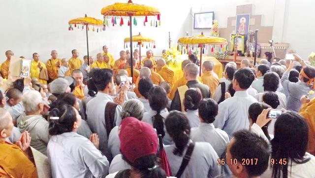 Lễ trà tỳ cố NT.Thích nữ Diệu Thanh.
