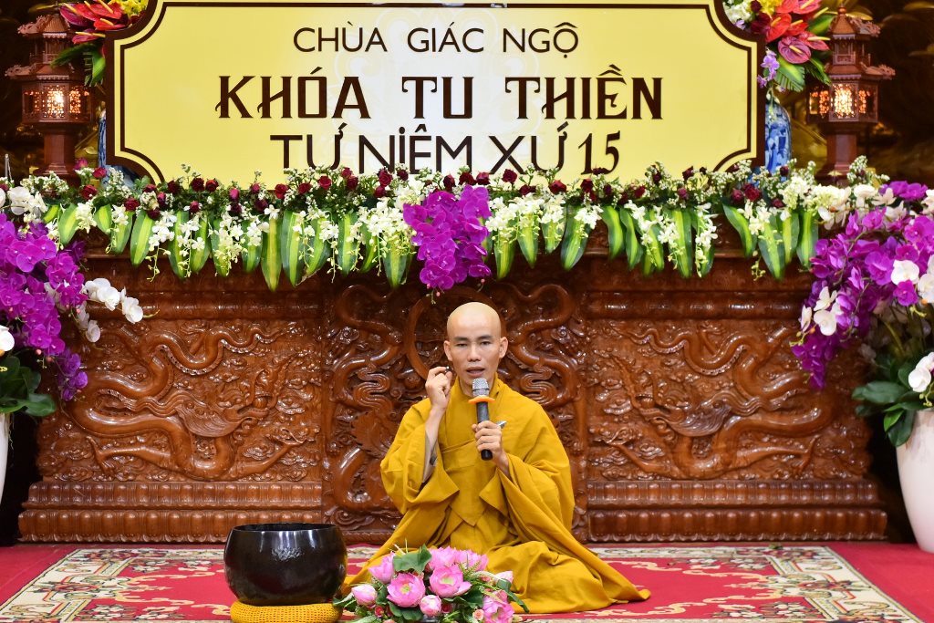 CHÙA GIÁC NGỘ: KHÓA TU THIỀN LẦN THỨ 15, NGÀY 25-03-2018