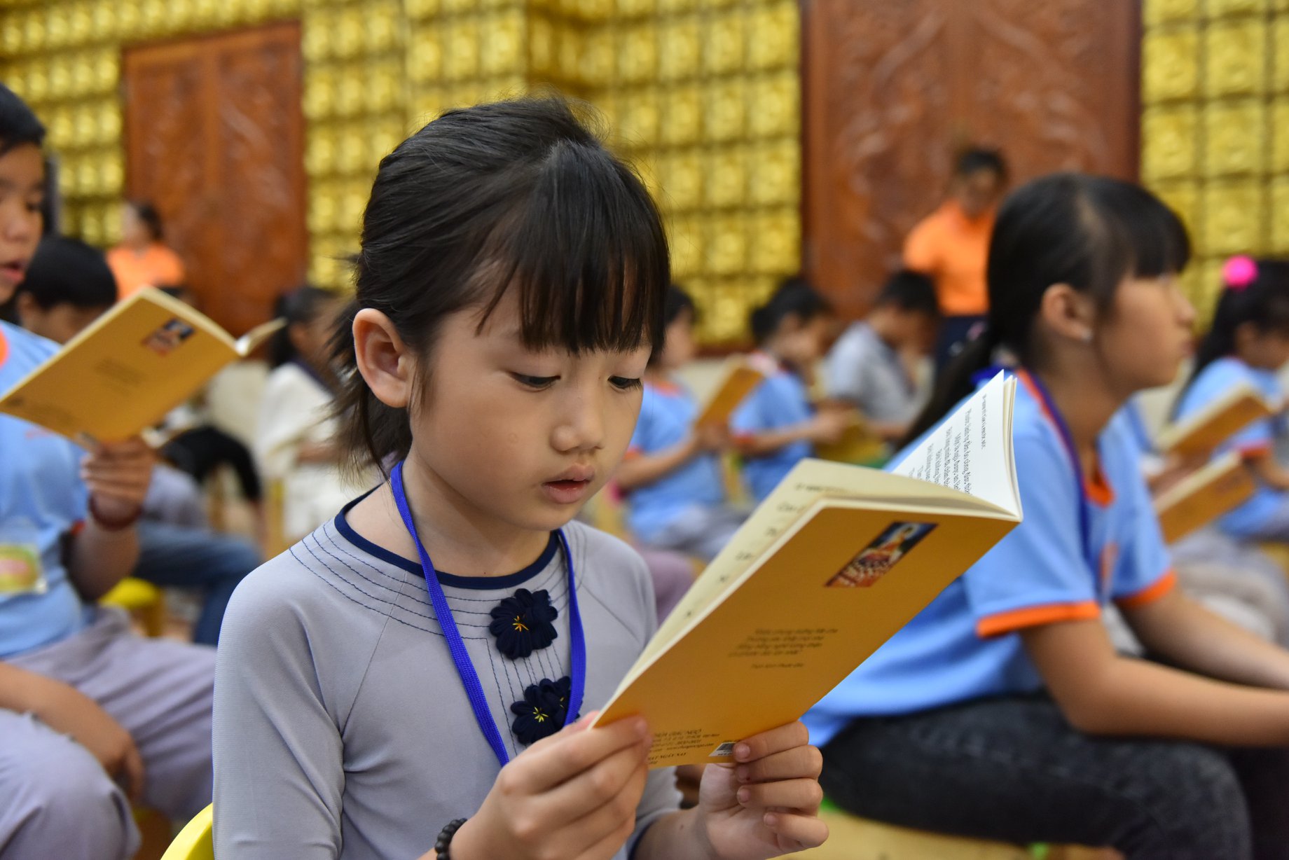 Khóa tu ‘’Búp sen từ bi’’ lần thứ 11 Chùa Giác Ngộ, ngày 31-03-2018.