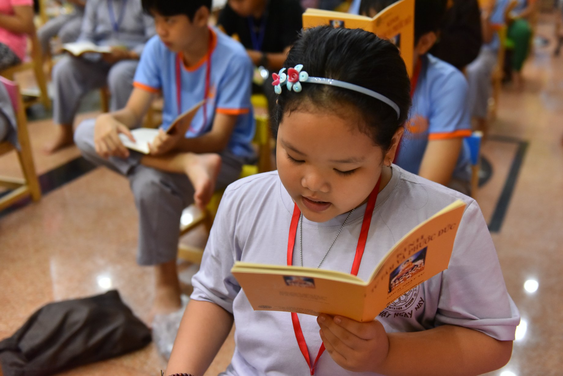 Khóa tu ‘’Búp sen từ bi’’ lần thứ 11 Chùa Giác Ngộ, ngày 31-03-2018.