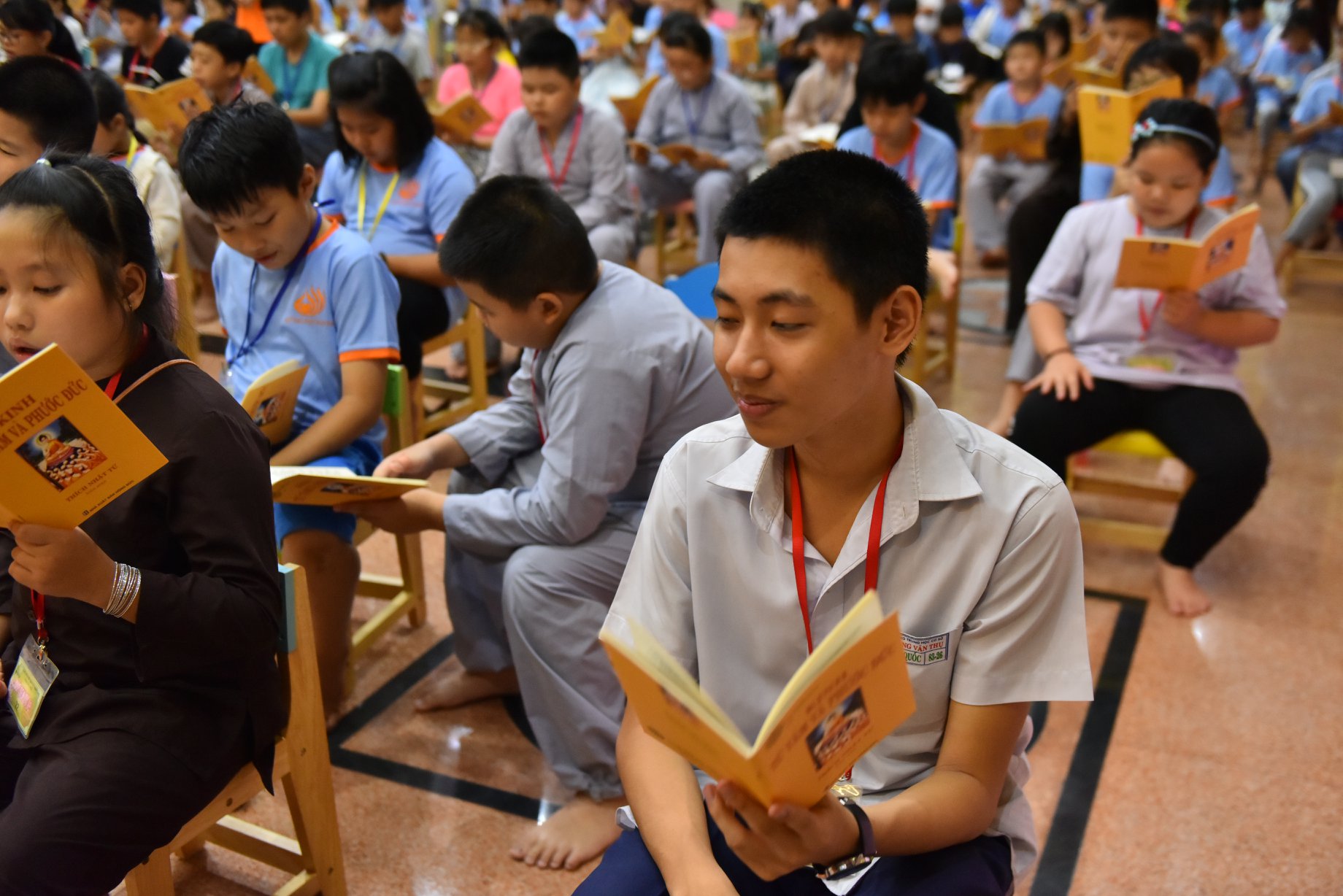 Khóa tu ‘’Búp sen từ bi’’ lần thứ 11 Chùa Giác Ngộ, ngày 31-03-2018.